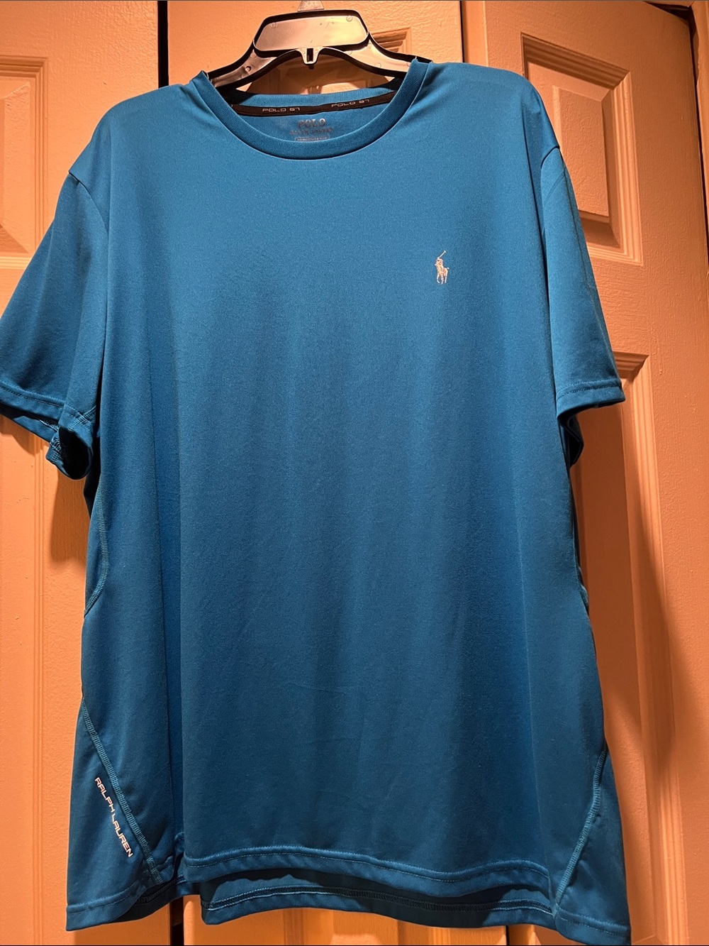 Polo by Ralph Lauren Teal Blue Short Sleeve Performance Tee